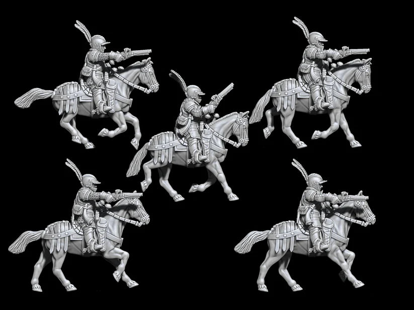 German Reiters with Pistols STLs