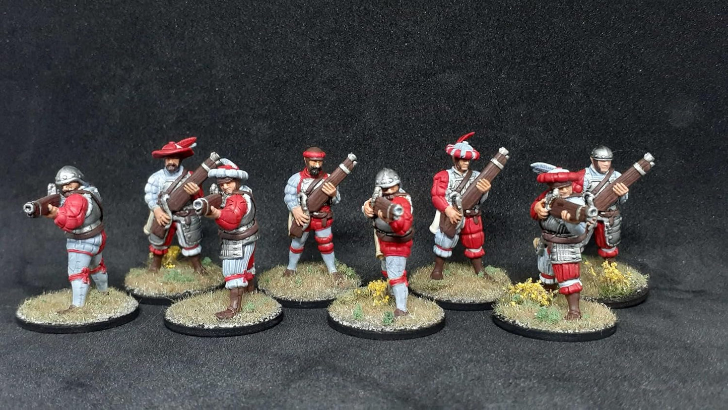 Ludus Bellum - 15th-16th Century German Arquebusiers & Crossbowmen Miniatures