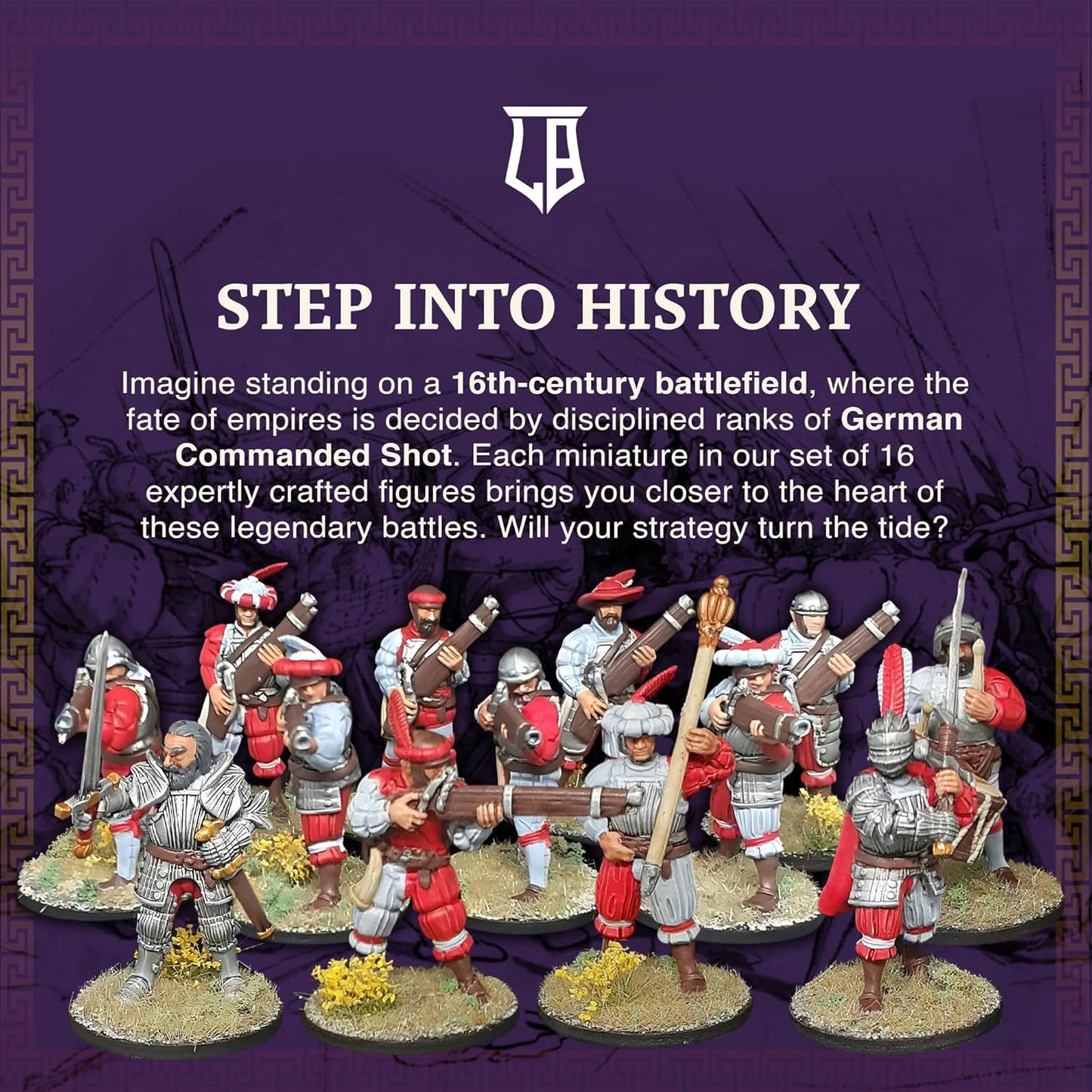 Ludus Bellum - German Commanded Shot Set
