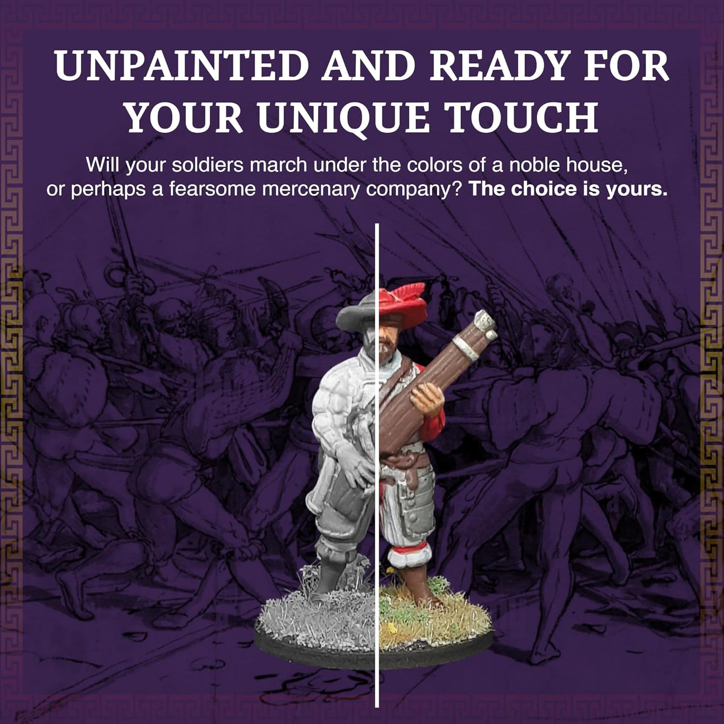 Ludus Bellum - 15th-16th Century German Arquebusiers & Crossbowmen Miniatures