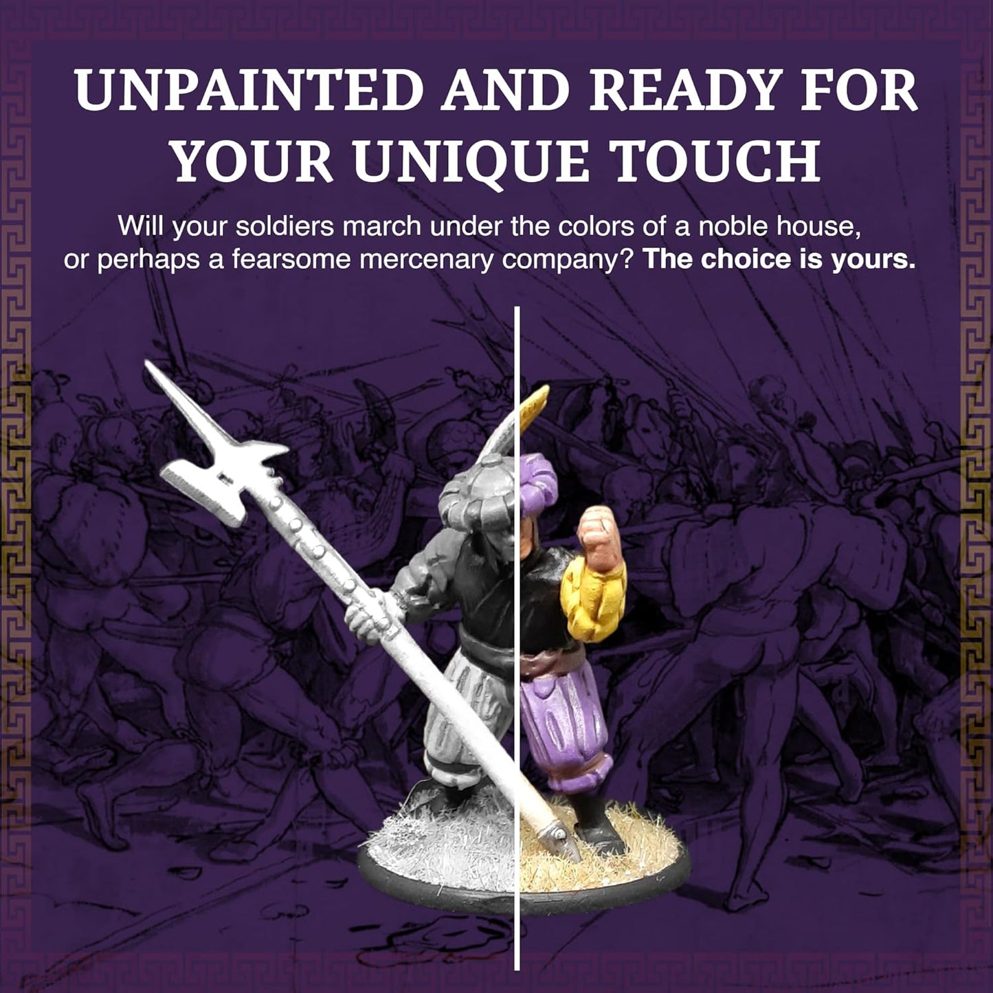 Ludus Bellum - German Pikemen and Halberdiers Miniatures