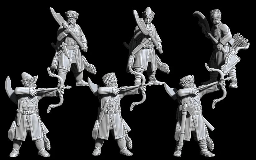 Russian Dismounted Cossacks STLs