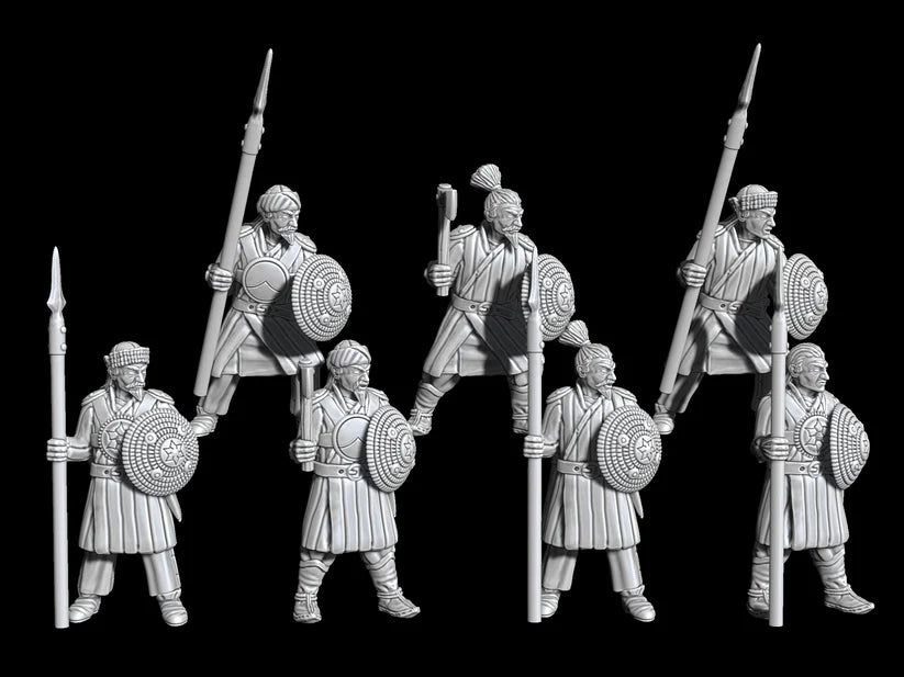 Turko-Mongol Light Infantry STLs
