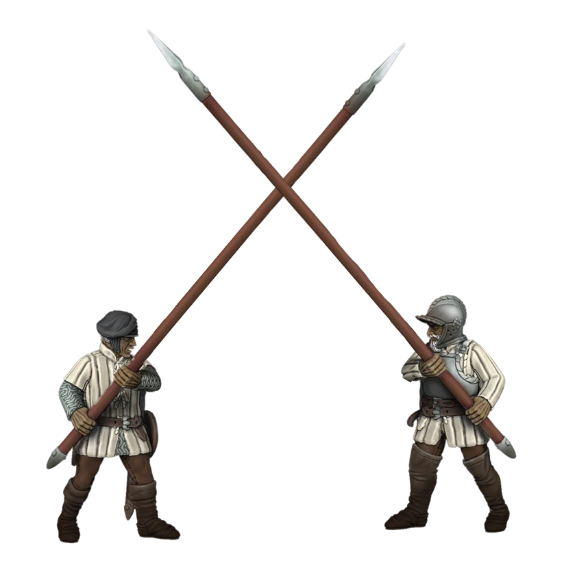 Anglo-Scots Pikemen and Halberdiers STLs