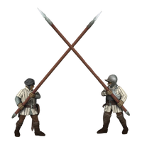 Anglo-Scots Pikemen and Halberdiers STLs