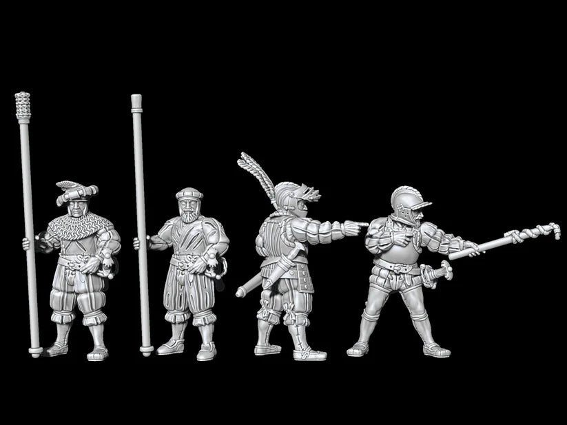 Western European Artillery Crew STLs