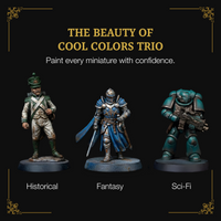Ludus Bellum Cool Colors Trio - 3 x 18 ml Acrylic Paints
