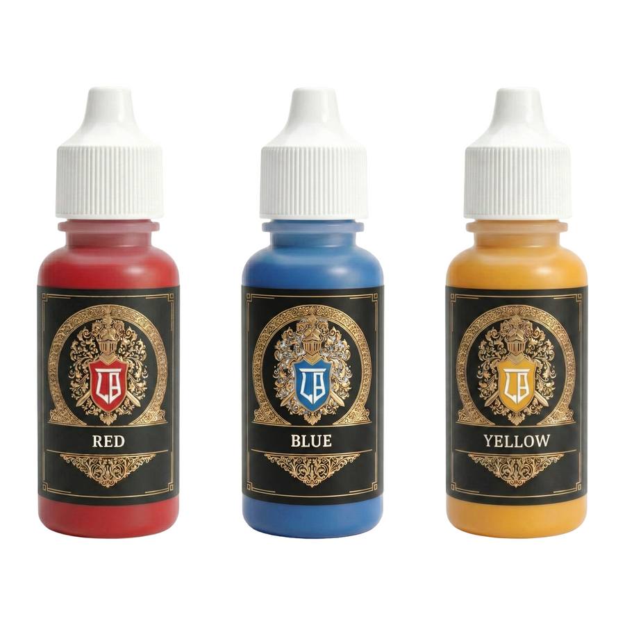 Ludus Bellum Primary Colors Trio - 3 x 18 ml Acrylic Paints