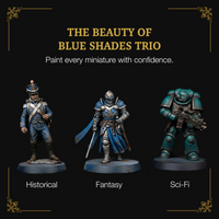 Ludus Bellum Blue Shades Trio - 3 x 18 ml Acrylic Paints