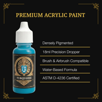 Ludus Bellum Turquoise Acrylic Paint - 18 ml