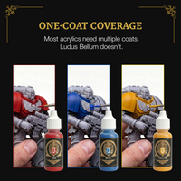 Ludus Bellum Primary Colors Trio - 3 x 18 ml Acrylic Paints