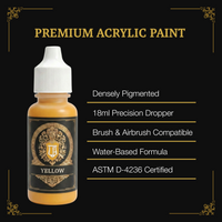 Ludus Bellum Yellow Acrylic Paint - 18 ml