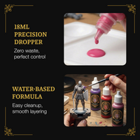 Ludus Bellum Red & Magenta Trio - 3 x 18 ml Acrylic Paints