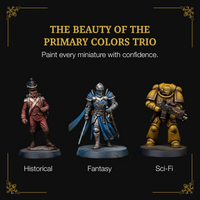 Ludus Bellum Primary Colors Trio - 3 x 18 ml Acrylic Paints