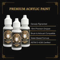 Ludus Bellum White Trio - 3 x 18 ml Acrylic Paints