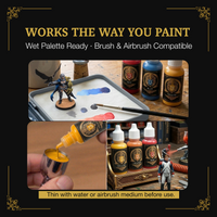 Ludus Bellum Warm Colors Trio - 3 x 18 ml Acrylic Paints