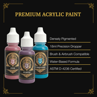 Ludus Bellum Vibrant Colors Trio - 3 x 18 ml Acrylic Paints
