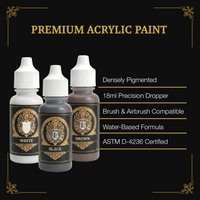 Ludus Bellum Neutral Colors Trio - 3 x 18 ml Acrylic Paints