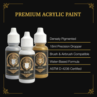 Ludus Bellum Metallic Highlights Trio - 3 x 18 ml Acrylic Paints