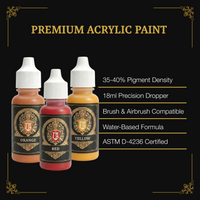 Ludus Bellum Warm Colors Trio - 3 x 18 ml Acrylic Paints