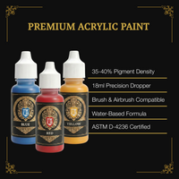 Ludus Bellum Primary Colors Trio - 3 x 18 ml Acrylic Paints
