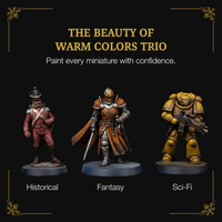 Ludus Bellum Warm Colors Trio - 3 x 18 ml Acrylic Paints