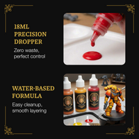 Ludus Bellum Warm Colors Trio - 3 x 18 ml Acrylic Paints