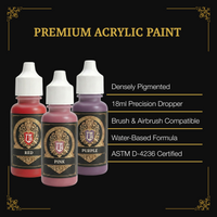 Ludus Bellum Red & Magenta Trio - 3 x 18 ml Acrylic Paints