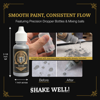 Ludus Bellum Silver Metallic Acrylic Paint - 18 ml