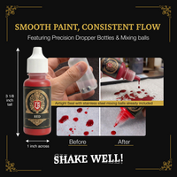 Ludus Bellum Red Acrylic Paint - 18 ml