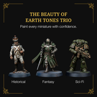 Ludus Bellum Earth Tones Trio - 3 x 18 ml Acrylic Paints