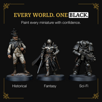 Ludus Bellum Black Acrylic Paint - 18 ml