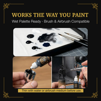 Ludus Bellum Black Acrylic Paint - 18 ml