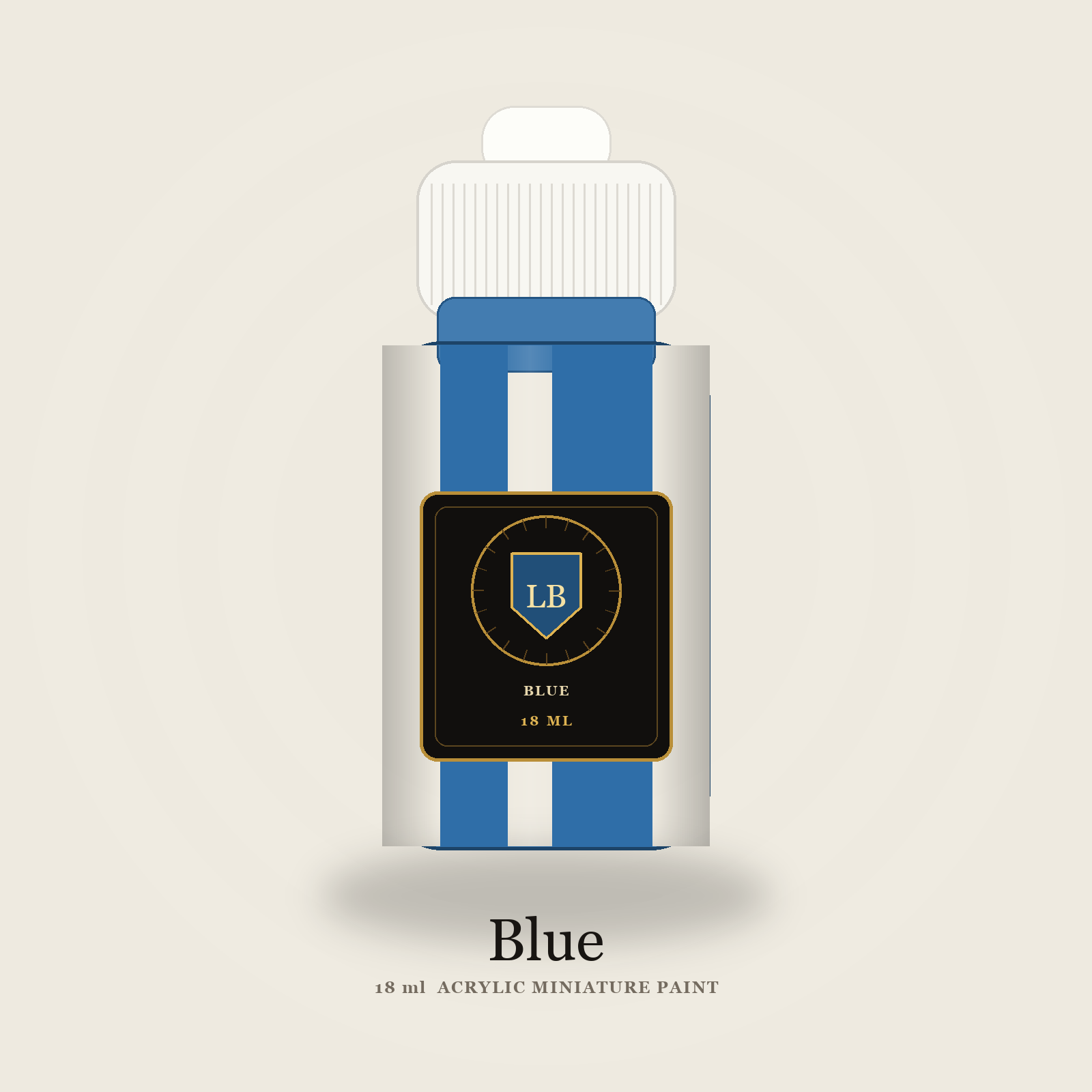 Ludus Bellum Blue Acrylic Paint - 18 ml bottle