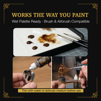 Ludus Bellum Brown Acrylic Paint - 18 ml