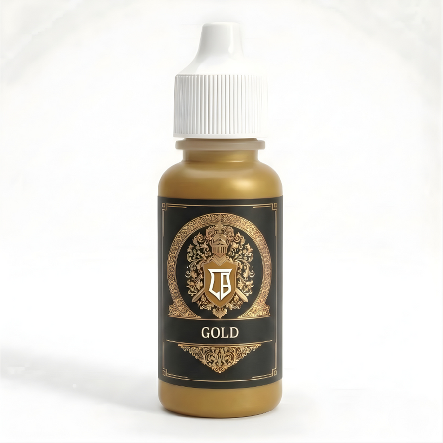 Ludus Bellum Gold Metallic Acrylic Paint - 18 ml