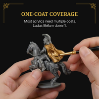 Ludus Bellum Gold Metallic Acrylic Paint - 18 ml