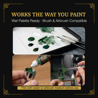 Ludus Bellum Green Acrylic Paint - 18 ml