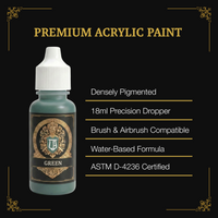 Ludus Bellum Green Acrylic Paint - 18 ml