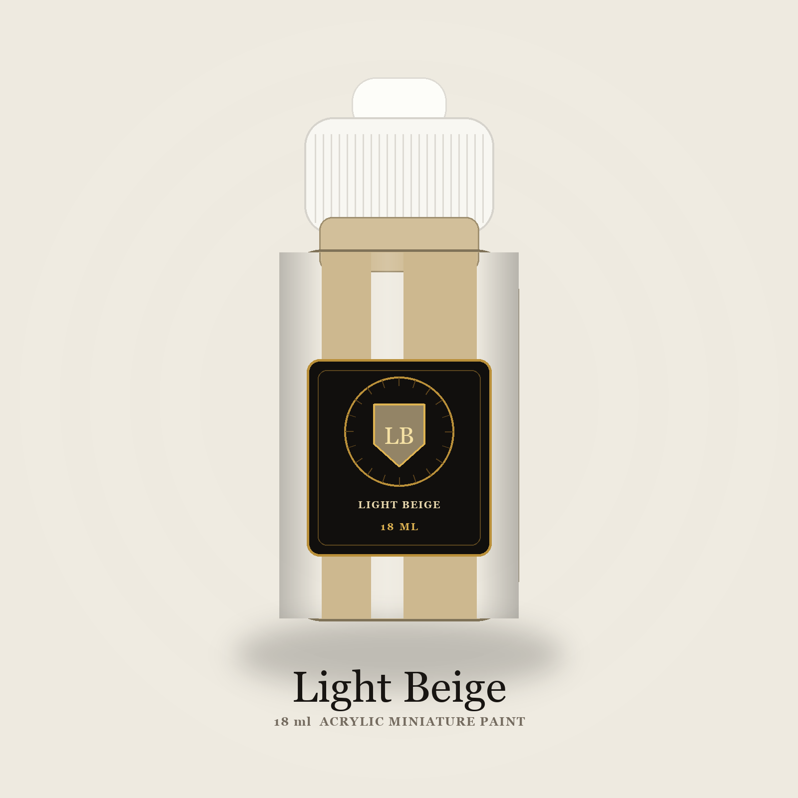 Ludus Bellum Light Beige Acrylic Paint - 18 ml bottle