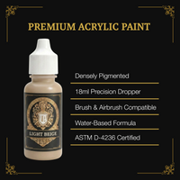 Ludus Bellum Light Beige Acrylic Paint - 18 ml