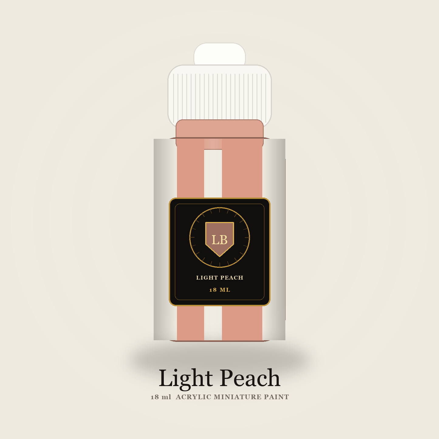 Ludus Bellum Light Peach Acrylic Paint - 18 ml bottle