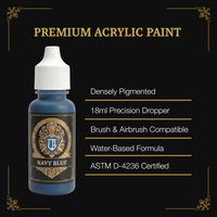 Ludus Bellum Navy Blue Acrylic Paint - 18 ml