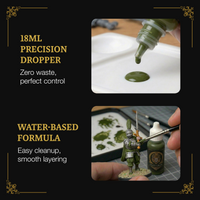 Ludus Bellum Olive Green Acrylic Paint - 18 ml