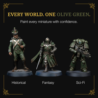 Ludus Bellum Olive Green Acrylic Paint - 18 ml