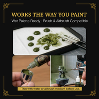 Ludus Bellum Olive Green Acrylic Paint - 18 ml