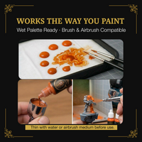 Ludus Bellum Orange Acrylic Paint - 18 ml