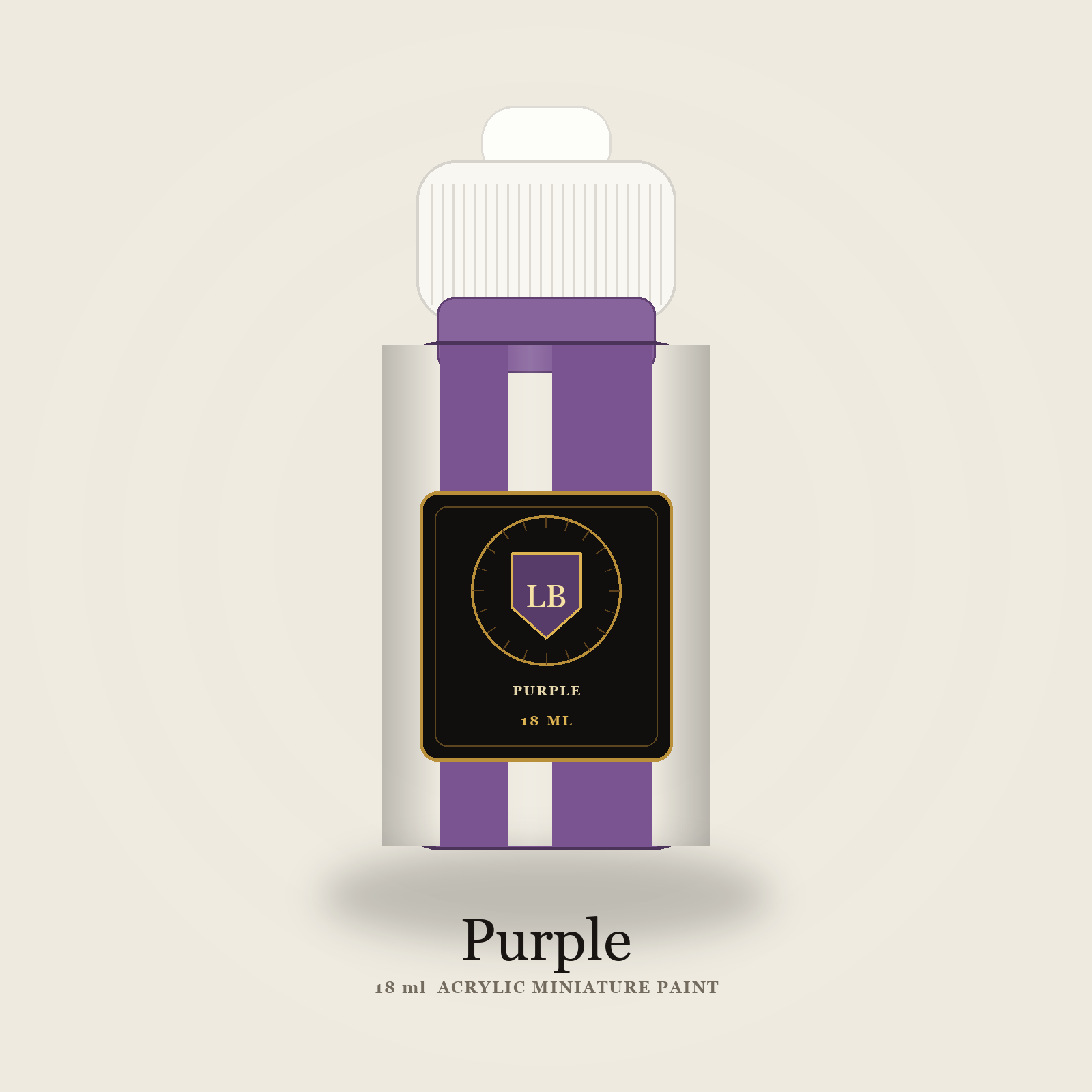 Ludus Bellum Purple Acrylic Paint - 18 ml bottle