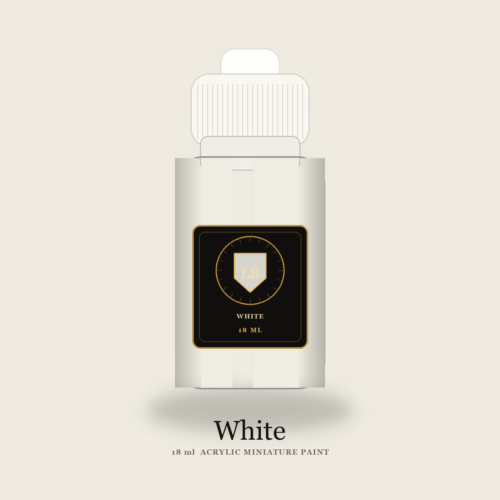Ludus Bellum White Acrylic Paint - 18 ml bottle